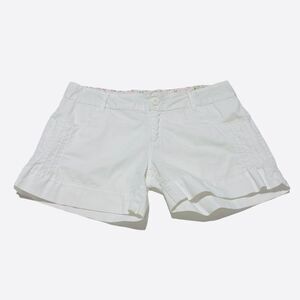 WET Seal White Mini Cargo Mid Rise Short Pants